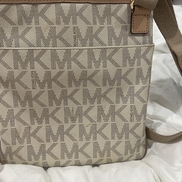 MICHAEL Michael Kors Bags Michael Kors Mk Tan Thin Crossbody Fabric
